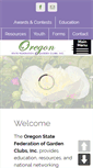Mobile Screenshot of oregongardenclubs.org